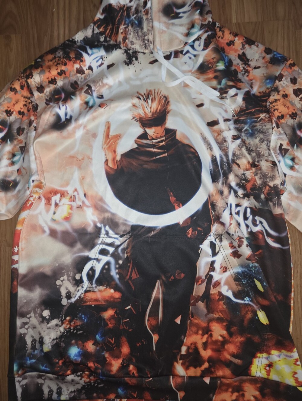 New Without Tags Jujutsu Kaisen Gojo & Yuji Itadori Anime Pullover Hoodie